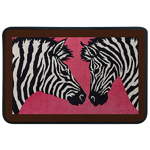 Ковер для прихожей и ванной Hermes Zebra Twins Rug