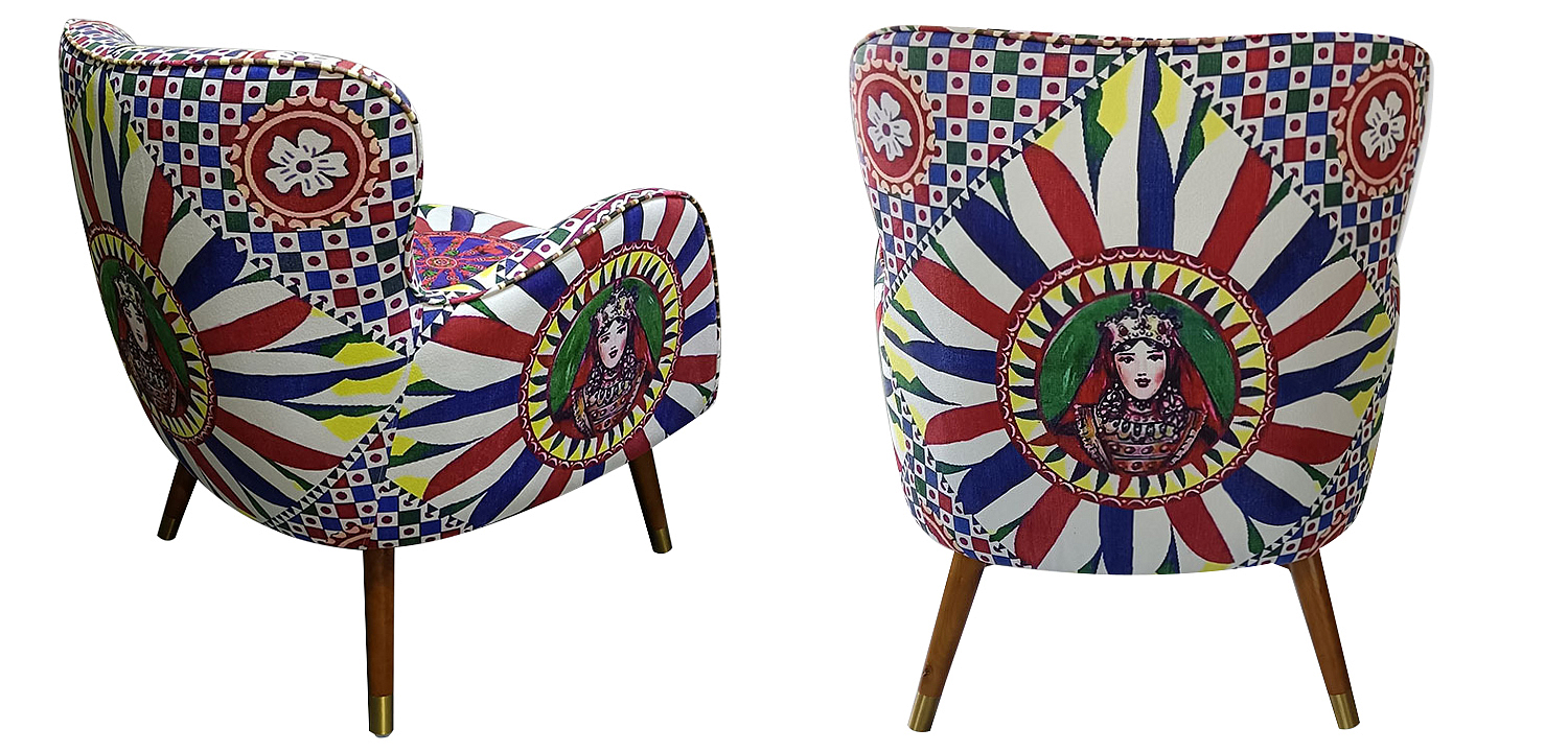 Кресло Sicilian Motifs Armchair Кресло Sicilian Motifs Armchair - Loft-Concept в Грозном