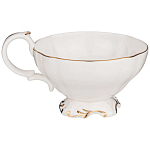 Чайный набор  белого цвета из фарфора на 6 персон 12 предметов Shine Porcelain варинант исполнения - 2 | Loft Concept в Грозном