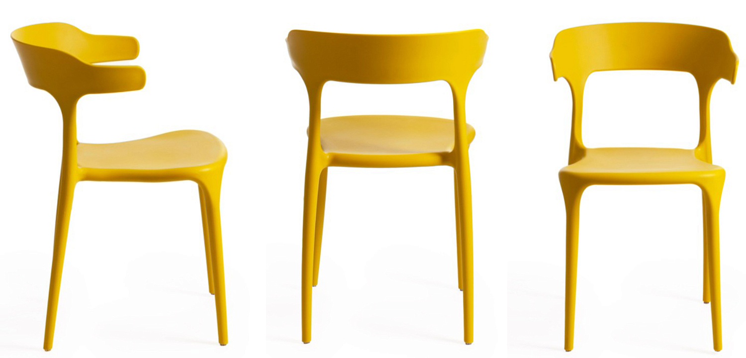 Стул Joris Yellow Plastic Стул Joris Yellow Plastic - Loft-Concept в Грозном