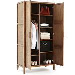 Шкаф из массива сосны с орнаментом "Ёлочка" Geometric Ornament варинант исполнения - 4 | Loft Concept в Грозном