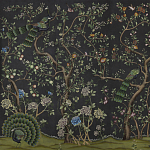 Обои ручная роспись St Laurent Casino metallic silk варинант исполнения - 1 | Loft Concept в Грозном