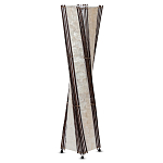 Торшер из перламутра на металлическом каркасе Indonesian Wave варинант исполнения - 1 | Loft Concept в Грозном