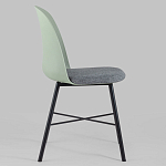 Стул из прочного пластика на металлическом основании Anora Green  варинант исполнения - 3 | Loft Concept в Грозном
