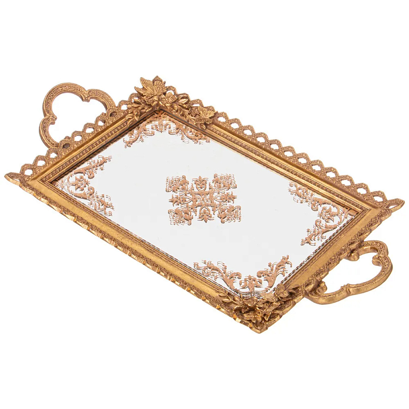 Поднос декоративный бронзовый Mirror Surface Bronze Бронза Поднос декоративный бронзовый Mirror Surface Bronze Бронза в Грозном | Loft Concept