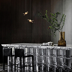 Подвесной светильник с прозрачной стеклянной птичкой Serip Voa варинант исполнения - 9 | Loft Concept в Грозном