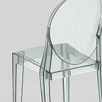 Прозрачный стул с серым оттенком LOUIS GHOST CHAIR варинант исполнения - 6 | Loft Concept в Грозном