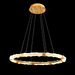 Люстра в форме кольца с золотым декором Warm Heavenly Light варинант исполнения - 9 | Loft Concept в Грозном