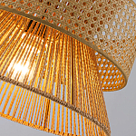 Подвесной светильник с абажуром из натуральных материалов Light Inside the Cell варинант исполнения - 6 | Loft Concept в Грозном