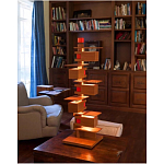 Торшер с каркасом из множества полок Links варинант исполнения - 4 | Loft Concept в Грозном