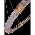 Люстра в форме кольца с золотым декором Warm Heavenly Light варинант исполнения - 3 | Loft Concept в Грозном