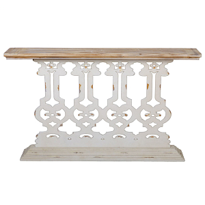 Винтажная пристенная консоль Aged Wood