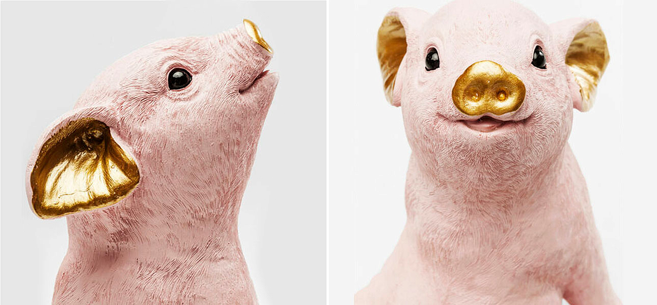 Статуэтка розовый поросенок Pink pig Статуэтка розовый поросенок Pink pig - Loft-Concept в Грозном