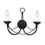 Бра черного цвета с лампой в форме свечи Elstead Lighting варинант исполнения - 4 | Loft Concept в Грозном