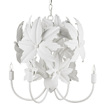 Люстра белая в виде цветков шиповника White Rosehip Flower варинант исполнения - 2 | Loft Concept в Грозном