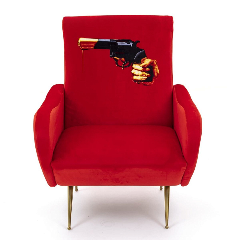 Кресло Seletti Armchair Revolver Красный Кресло Seletti Armchair Revolver Красный в Грозном | Loft Concept