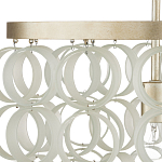 Потолочный светильник с каскадом из круглых декоративных колец Waterfall from the Rings варинант исполнения - 1 | Loft Concept в Грозном