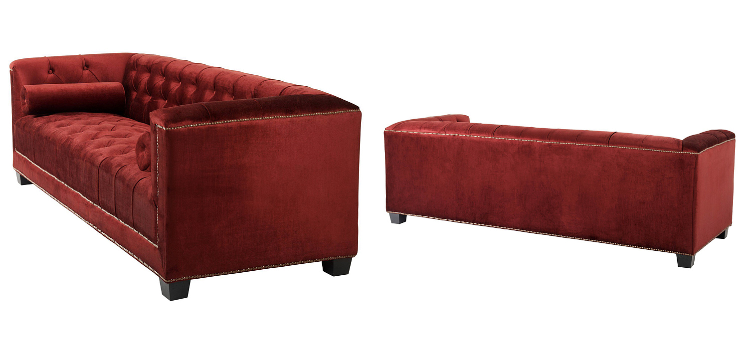 Диван Eichholtz Sofa Paolo red Диван Eichholtz Sofa Paolo red - Loft-Concept в Грозном