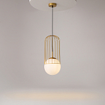 Подвесной светильник Cage Ball Pendant варинант исполнения - 2 | Loft Concept в Грозном