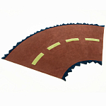 Дизайнерский ковер с изображением дороги Poltronova Autostrada Rug варинант исполнения - 3 | Loft Concept в Грозном