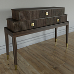 Премиальная Консоль с тремя ящиками Elsa Dreams Walnut варинант исполнения - 1 | Loft Concept в Грозном