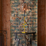 Обои ручная роспись Braganza Standard colourway on dyed paper варинант исполнения - 3 | Loft Concept в Грозном