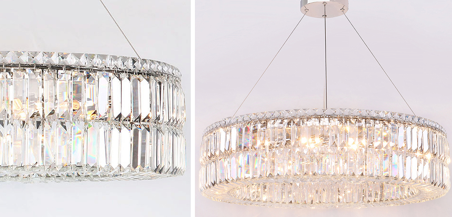 Люстра Darleen Crystal Nickel Chandelier 17 Люстра Darleen Crystal Nickel Chandelier 17 - Loft-Concept в Грозном