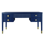 Письменный стол с 4-мя ящиками Elsa Dreams Blue варинант исполнения - 6 | Loft Concept в Грозном