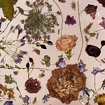 Круглый журнальный столик со столешницей из эпоксидной смолы Epoxy Resin Flowers Coffee Table варинант исполнения - 10 | Loft Concept в Грозном