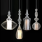 Подвесной светильник Wire Dream Pendant 4 Белый варинант исполнения - 1 | Loft Concept в Грозном