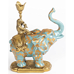 Фарфоровый подсвечник Слон с эмоцией Fluens варинант исполнения - 2 | Loft Concept в Грозном