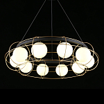 Люстра подвесная круглая с белыми плафонами Martin варинант исполнения - 1 | Loft Concept в Грозном