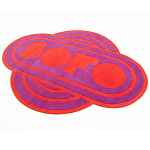 Дизайнерский ковер розовый Poltronova Sofo Rosancio Rug варинант исполнения - 2 | Loft Concept в Грозном