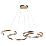 Люстра подвесная светодиодная в виде волнообразной ленты Ribbon Vortex варинант исполнения - 15 | Loft Concept в Грозном