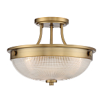 Потолочный светильник со стеклянным плафоном в виде купола Quoizel варинант исполнения - 11 | Loft Concept в Грозном