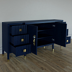 Большой Комод-буфет Elsa Dreams Blue с ящиками варинант исполнения - 6 | Loft Concept в Грозном