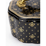 Шкатулка черного цвета с крышкой с фигуркой льва Eden Garden варинант исполнения - 3 | Loft Concept в Грозном