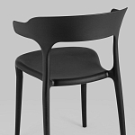 Черный стул из прочного PP-пластика JORIS варинант исполнения - 5 | Loft Concept в Грозном