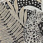 Мебельная ткань Шенилл коричневый принт 280 см T2-146 варинант исполнения - 2 | Loft Concept в Грозном