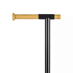 Держатель для туалетной бумаги с подвесным ершиком Black Bathroom Accessory варинант исполнения - 3 | Loft Concept в Грозном