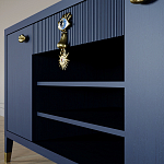 Комод-буфет Elsa Dreams Blue с открытыми полками   варинант исполнения - 7 | Loft Concept в Грозном