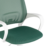 Офисное кресло с основанием из белого пластика Desk chairs Green варинант исполнения - 6 | Loft Concept в Грозном
