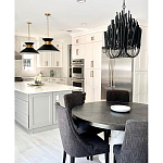 Люстра черная с несколькими ярусами деревянных палочек Bright Wooden Chandelier варинант исполнения - 4 | Loft Concept в Грозном