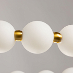 Люстра круглая с матовыми белыми шарами PEARLS Suspension варинант исполнения - 8 | Loft Concept в Грозном