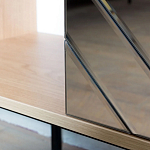 Шкаф-буфет с зеркальным декором Serena Cupboard варинант исполнения - 3 | Loft Concept в Грозном