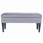 Мягкая банкетка с зоной для хранения Casket Grey варинант исполнения - 1 | Loft Concept в Грозном