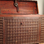 Большой Этнический сундук с металлическим декором  варинант исполнения - 1 | Loft Concept в Грозном