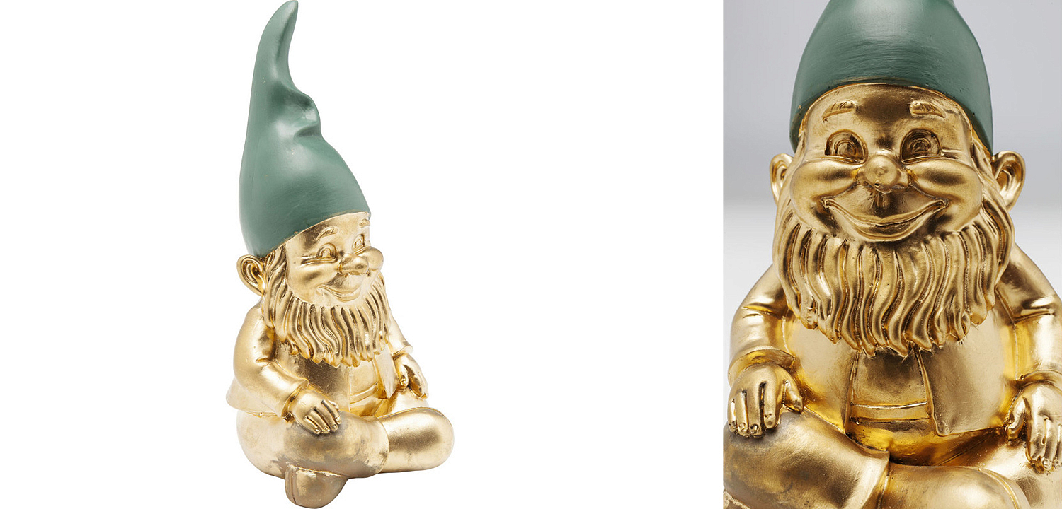 Статуэтка Golden Sitting Gnome Статуэтка Golden Sitting Gnome - Loft-Concept в Грозном