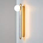 Бра перламутровый с плафоном Lunaris 45 см варинант исполнения - 6 | Loft Concept в Грозном