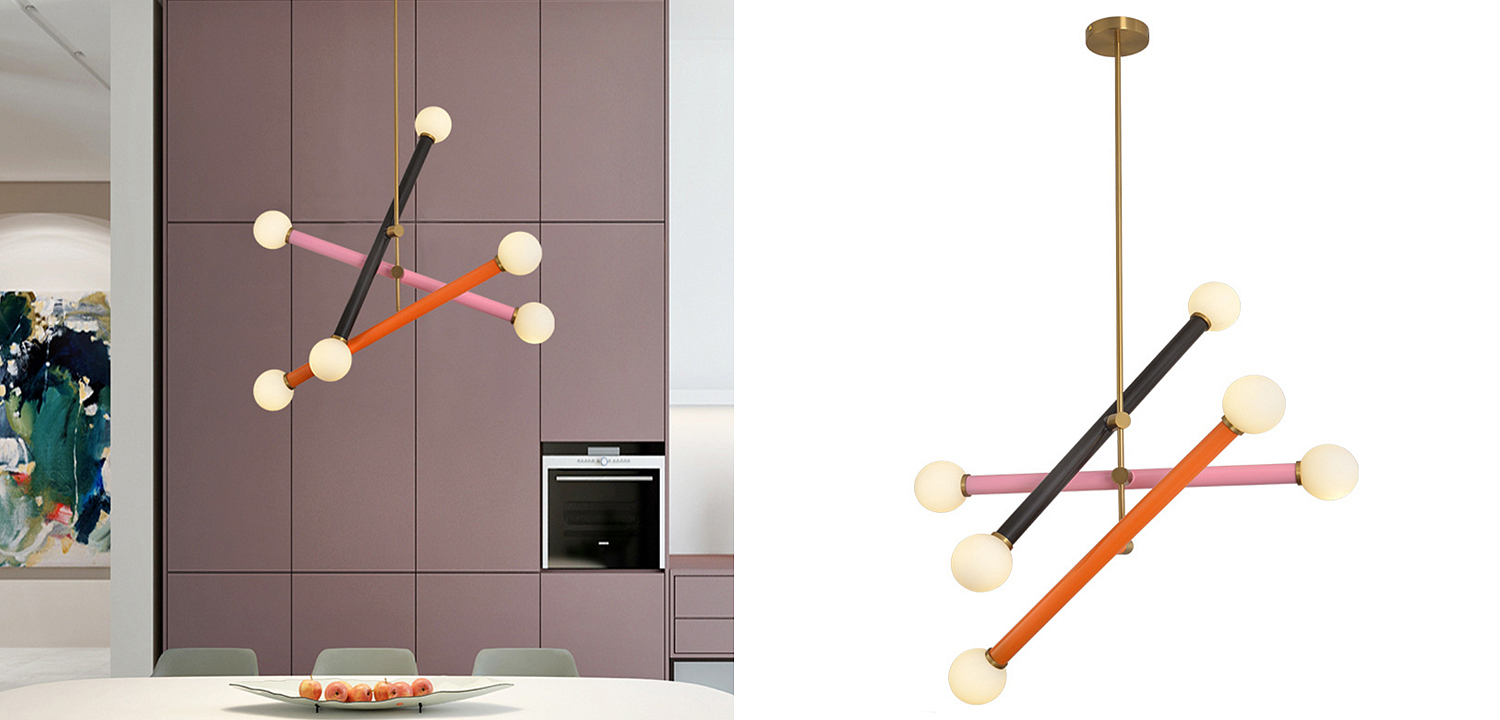 Дизайнерский светильник Paxton Pink Дизайнерский светильник Paxton Pink - Loft-Concept в Грозном